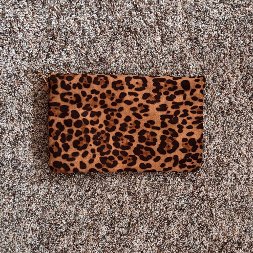 Leopard Print Clutch